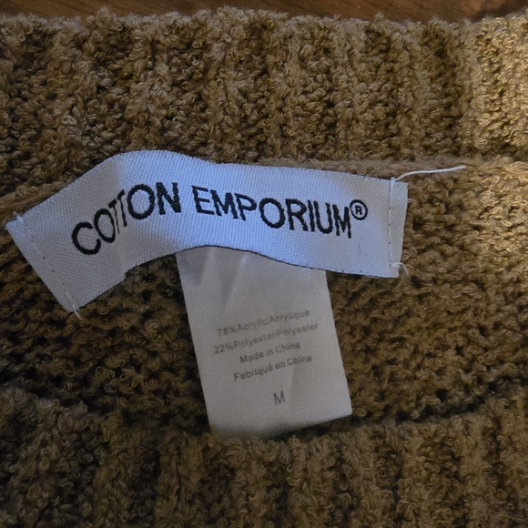 Cotton Emporium Golden Brown Sweater‎ - Picture 4 of 5